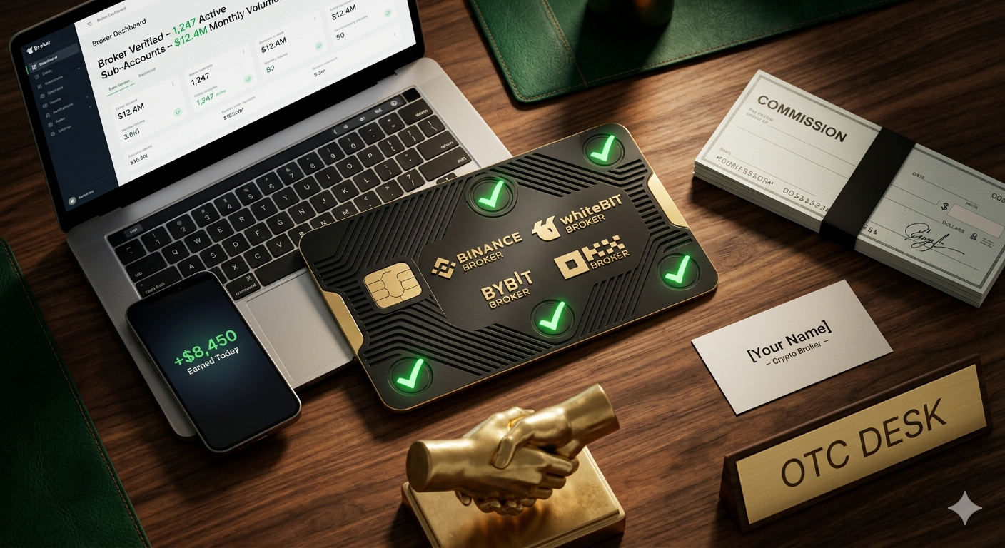 Buy Verified Crypto Broker Accounts – Binance Broker, WhiteBIT Broker, Bybit Broker, OKX Broker (High Volume, OTC)