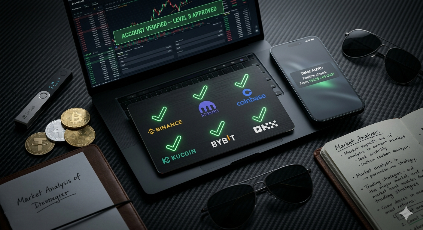 Buy Verified Crypto Accounts – Binance, Kraken, Coinbase, KuCoin, Bybit, OKX (Instant Access, High Limits)
