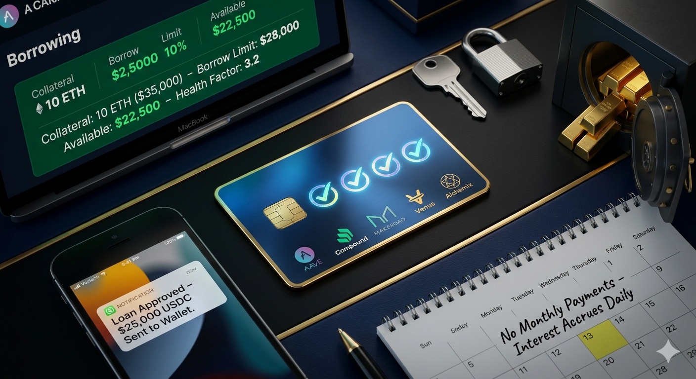 Buy Verified Crypto Borrowing Accounts – Aave, Compound, MakerDAO, Venus, Alchemix (Get Liquidity Without Selling Your Crypto)